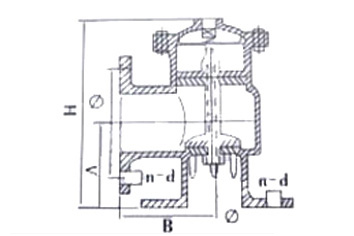 H142X液压水位控制阀结构图